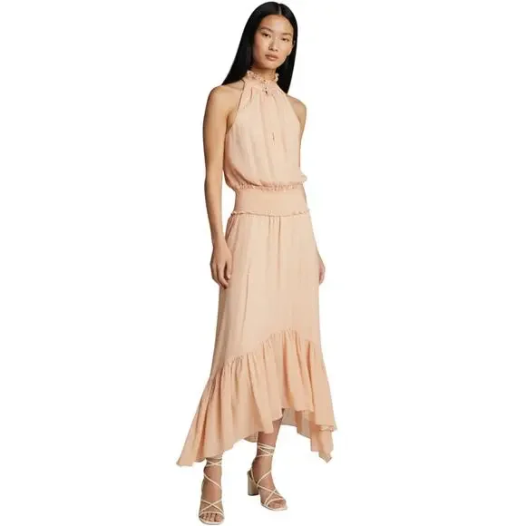 A.L.C. Kaia Silk-Blend Midi Dress, Nocolor / 8